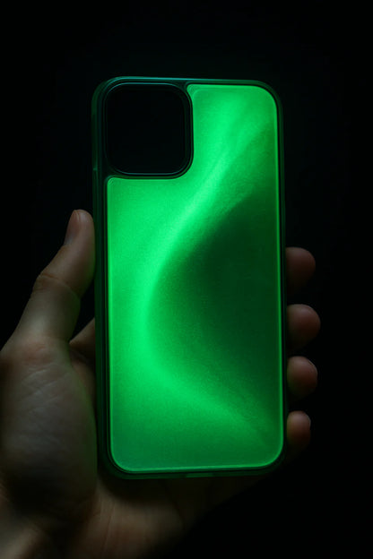 LUMÉA™ – Custodia liquida per iPhone con sabbia luminosa
