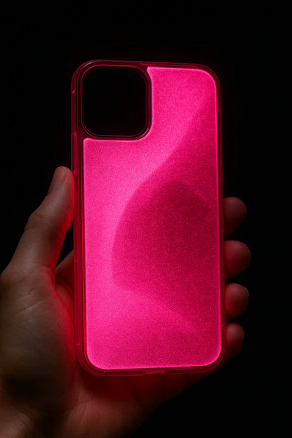 LUMÉA™ – Custodia liquida per iPhone con sabbia luminosa