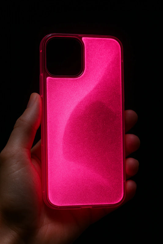 LUMÉA™ – Custodia liquida per iPhone con sabbia luminosa