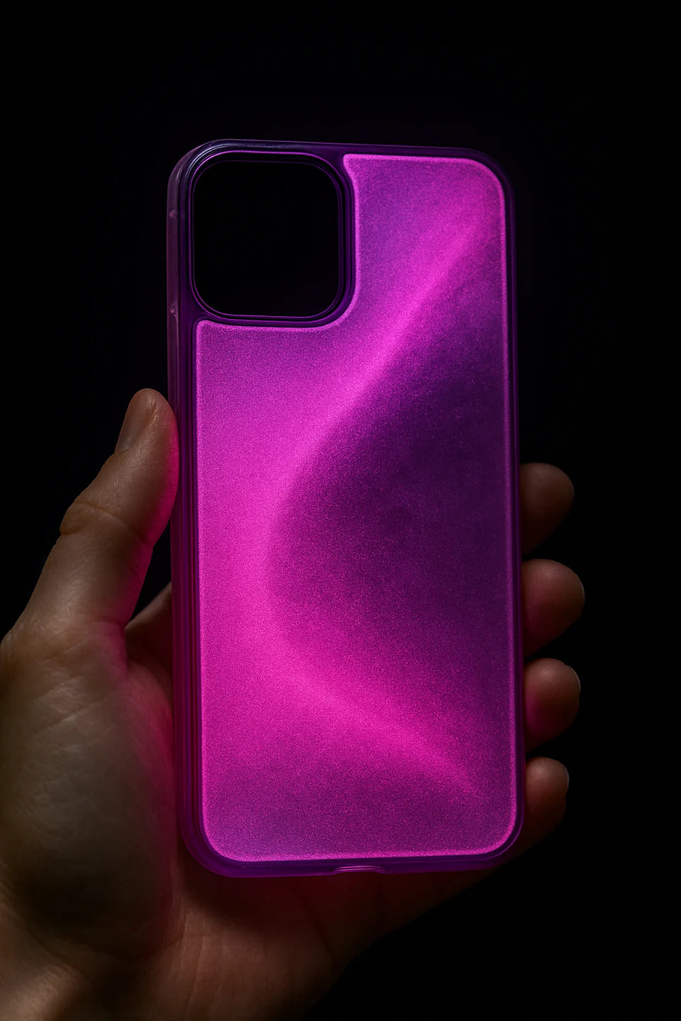 LUMÉA™ – Custodia liquida per iPhone con sabbia luminosa
